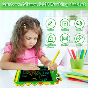 LCD-Schreibtafel für Kinder Dinosaurier-Design Grünes Produkt Ein Schlüssel Klar Kinder sicherheit Tragbare Kinder-Zeichen tablette - Product Image 2