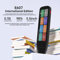 Stylo de Traduction et de Recherche Puissant E607 Édition Internationale 2 Go + 16 Go avec IA pour l'Apprentissage des Langues et la Recherche de Mots