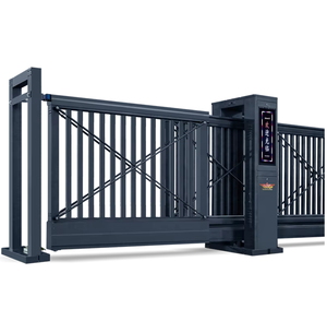 Portail coulissant automatique extérieur à cantilever robuste pour allée, sécurité renforcée pour maison, entrepôt, salle de sport - Product Image 5