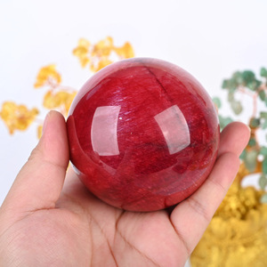 Wholesale Red Moonstone Sphere Natural Healing <b>Crystal</b> Craft <b>Ball</b> Laser Printed and Polished for Meditation - Product Image 3