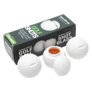 Verre à shot en plastique blanc en forme <span class=keywords><strong>de</strong></span> <span class=keywords><strong>balle</strong></span> <span class=keywords><strong>de</strong></span> <span class=keywords><strong>golf</strong></span> <span class=keywords><strong>de</strong></span> 1,5 oz (50 ml), jeune et tendance, adapté aux bars à <span class=keywords><strong>whisky</strong></span> et aux fêtes, ensemble d'eau - Product Image 1