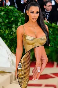 Europäisch-amerikanische quadratische französische Kunstnägel, glitzernde rosafarbene Blütenblätter, süße Instagram-Style Press-On-Fingernägel mit Kleber - Product Image 6