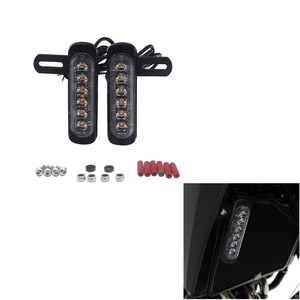 Luces LED auxiliares <span class=keywords><strong>de</strong></span> freno universales para <span class=keywords><strong>matrícula</strong></span> <span class=keywords><strong>de</strong></span> motocicleta, ángulo <span class=keywords><strong>de</strong></span> visión <span class=keywords><strong>de</strong></span> 180 grados - Product Image 1