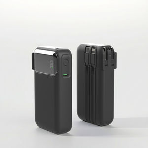 Power Bank Personalizzabile da 10000mAh con Display Digitale LED, Porte Multiple e Spina AC Trasparente in ABS per Telefoni - Product Image 3