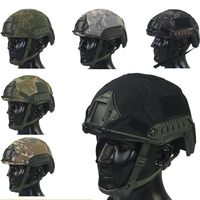 Série de casques tactiques dédiés avec casques de ski camouflage en maille