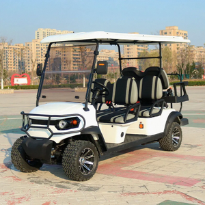 รถกอล์ฟไฟฟ้าสำหรับล่าสัตว์แบบใหม่ของจีน ยี่ห้อคลับคาร์ พร้อมแบตเตอรี่ลิเธียม มอเตอร์ 5 กิโลวัตต์ รับน้ำหนักได้ 300 กิโลกรัม 6 ที่นั่ง - Product Image 2