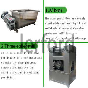 Ligne de production de savon commerciale de haute qualité avec machine à savon automatique à moteur, capacité de 20 à 100 kg/h, fabriquée en Chine, prix bas - Product Image 6