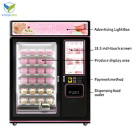 VFresh Distributeur automatique de gâteaux réfrigérés Distributeur de cupcakes alimentaires à vendre Distributeur automatique de gâteaux avec ascenseur
