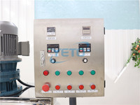 Équipement de mélange, réservoir mélangeur de shampooing en acier inoxydable mobile de 100 L, réservoir mélangeur homogénéisateur de savon liquide, détergent, agitateur