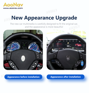 AOONAV Car LCD Digital Cluster For Maserati GranTurismo GT GC 2007-2018 Instrument Dashboard Panel Virtual Speedometer Display - Product Image 3