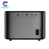 Projecteur de cinéma maison intelligent Superlieur F18 3D Beam 1080P HD Wifi avec 430 ANSI LED LCD 2G RAM Android Compatibilité Android