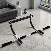 Appareil de fitness multifonction mural pour porte, station de dips, barre de traction, poignée de tirage haut, barre de traction