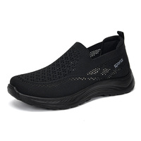 Zapatos para Caminar Dingsheng de Lujo, Cómodos, Suaves, Antideslizantes, Ligeros, con Forro de Algodón/Malla, Suela de PU/TPU, Punta Cerrada, para Todos