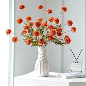 Bouquet di Fiori di Seta 5D a Forma di Soffione - Decorazione Moderna Fatta a Mano per Casa, San Valentino, Pasqua, Ringraziamento, Capodanno, Lunga Durata - Product Image 2