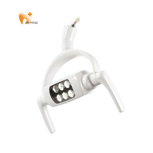 Unidad <span class=keywords><strong>Dental</strong></span> de 6 bombillas Lámpara de luz de funcionamiento LED Buen <span class=keywords><strong>precio</strong></span> Lámpara de examen oral quirúrgica eléctrica con material de acero de metal plástico - Product Image 1