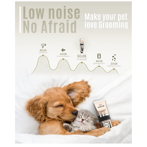 किनेयू किम्यू स्टेनलेस स्टील कुत्ते शेवर क्लिपर्स कम शोर रिचार्जेबल कर्सर कुत्ते बिल्लियों पालतू जानवरों के लिए सेट - Product Image 2