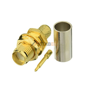 موصل SMA لكابل LMR400 RG8 |   موصل وقابس كهربائي 50 أوم قابل للضغط |   محول ترددات لاسلكية منخفض الفقد لبوابات إنترنت الأشياء الصناعية - Product Image 5
