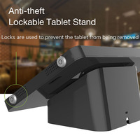 Support de comptoir de tablette Pos antivol pour Ipad Pro 12.9 pouces 6e/5e/4e/3e génération support mural réglable pour tablette avec serrure
