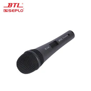 China Suppliers Professional Micro Teaching Handheld Metal Wired Microphone 5m