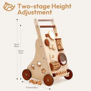 Centro Attività in Legno per Neonati Sunshine per Incoraggiare il Gioco a Terra e i <span class=keywords><strong>Primi</strong></span> <span class=keywords><strong>Passi</strong></span> - Compagno di Apprendimento Perfetto per Camminare - Product Image 6