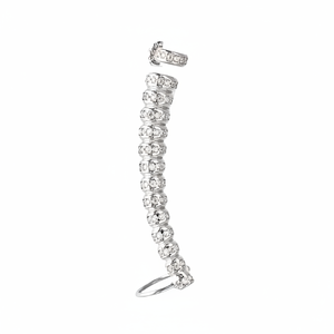 Diseño único CZ Ear Jackets turco al por mayor hecho a mano 925 joyería de plata esterlina - Product Image 2