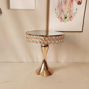 <span class=keywords><strong>Support</strong></span> à dessert élégant en métal doré pour mariage, anniversaire, fêtes, <span class=keywords><strong>support</strong></span> à gâteau <span class=keywords><strong>suspendu</strong></span>, style élégant, boîte - Product Image 4