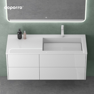 <span class=keywords><strong>Mobile</strong></span> <span class=keywords><strong>Bagno</strong></span> Sospeso Modulare Doporro Tedesco in Pietra Artificiale con Finitura Lucida e Design Divisibile - Product Image 2