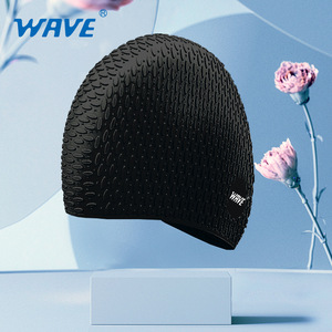<b>Wave</b> Particle Swimming <b>Cap</b> Silicone Waterproof Unisex Swim Hat - Product Image 2