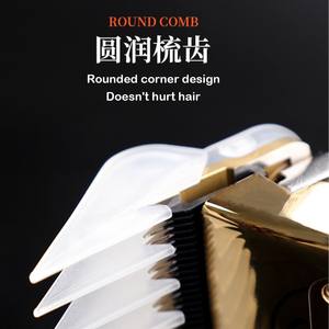 หวีรองตัดผม YB-310-2 สีขาว ทำจากพลาสติก ปรับระดับได้ สำหรับอุปกรณ์เสริมปัตตาเลี่ยนตัดผมในร้านเสริมสวย ขนาดใหญ่ - Product Image 2