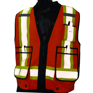 Gilet <span class=keywords><strong>di</strong></span> Sicurezza ad Alta Visibilità Riflettente per Lavoratori Edili e <span class=keywords><strong>di</strong></span> Sicurezza, Abbigliamento Protettivo per Addetti alle Pulizie e Operai Stradali - Product Image 2
