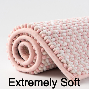 Baby Pink Bathroom <strong>Mats</strong> Rugs Sets Absorbent <strong>Bath</strong> <strong>Runner</strong> for Adults Babies Non Slip <strong>Bath</strong> <strong>Mat</strong> Carpet for Tub - Product Image 4