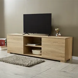 Unidad de entretenimiento de fábrica, Unidad de TV moderna con soporte de TV de 2 puertas, salida de fábrica - Product Image 1