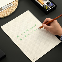 Ensemble d'encres pour stylo plume de calligraphie avec sceau de cire personnalisé, papeterie vintage en gros