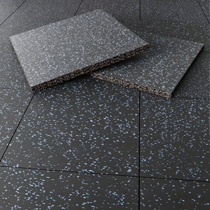Long Lasting EPDM <b>Rubber</b> Gym <b>Flooring</b>, Anti Slip Interlocking Tiles for Commercial Gym and Professional Fitness Club - Product Image 1