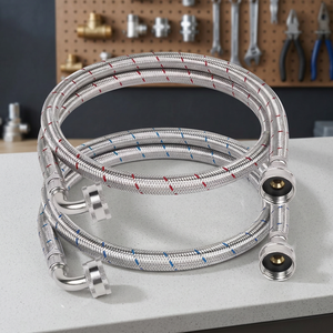 Tuyau d'arrivée d'eau tressé à double ligne - Product Image 2