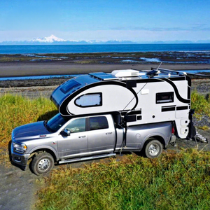 Caja de Carga Deslizable para Camioneta Ford F150 de Manley FRP, para Acampar al Aire Libre, Capacidad para 3-4 Personas, Carga Útil de 800 kg, Paneles Solares de 12 V, 124 L - Product Image 1