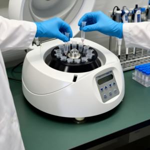 Centrífuga de Laboratorio Médica HengNuo Mini15, Tamaño Mini, Ligera, de Plástico, Tubos de Rotor de 12*1.5/2ml, Equipo de Laboratorio para ADN/RNA, 15000 rpm - Product Image 5