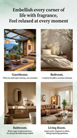 Diffuseur de parfum solide pour voiture et maison, fait main, longue durée, sans sulfate, sans alcool, pour porte-gobelet, vente en gros