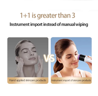 Appareil de massage facial chaud/froid, marteau de glace, compresse chaude, thérapie par le froid, soin de la peau, machine de beauté, vente en gros d'usine
