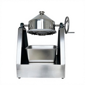 Mezclador de Polvo Manual Portátil de 3 kg, Mezcladora de Doble Cono Pequeña para Laboratorio, para Mezclas Precisas en Investigación Científica - Product Image 1