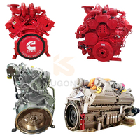 Ensemble moteur diesel 6 cylindres en ligne 4 temps QSB6.7 Ism Isx15 4BT pour la propulsion marine Cummins