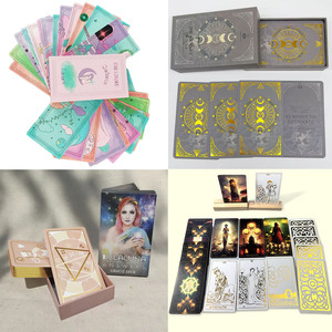 Kartu permainan cetak kustom murah inspirasi kartu afirmasi positif dengan kotak kartu Game personal dek <span class=keywords><strong>Tarot</strong></span> untuk anak-anak - Product Image 5