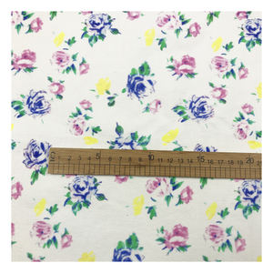 Le magasin d'usine de petites fleurs design numérique personnaliser impression sergé coton lourd tissu de forage pour veste - Product Image 3