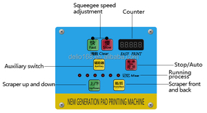 1 màu 2-đầu in logo máy mới động cơ bán tự động khí nén tampography Pad máy in cho bóng chày bóng golf đồ chơi - Product Image 6