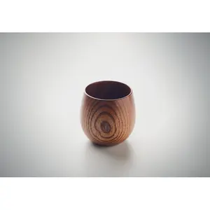 Tazza in legno di quercia OVALIS 250ml, merchandising sostenibile - Product Image 1