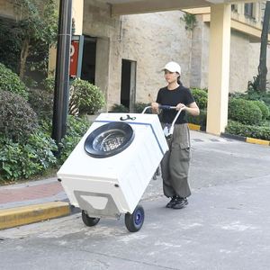 Carro de empuje de plataforma con batería, carro eléctrico, carro motorizado, camión plegable a mano, camión móvil Dolley, escalador de escaleras, camiones multifuncionales - Product Image 6