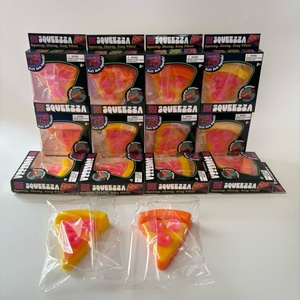Juguete Antiestrés Auténtico de Pizza Needoh, Textura de Gelatina Transparente, Diseño Divertido de Comida, para Estudiantes y Trabajadores de Oficina, para Relajarse - Product Image 1