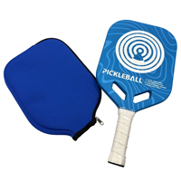 Housse de protection personnalisée en néoprène pour raquette de pickleball pour enfants, durable et portable, pour l'entraînement en plein air et les voyages
