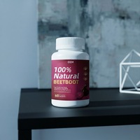 Offre Spéciale : Capsules de Betterave Riches en Nitrites pour Soutenir la Circulation Énergétique – Complément Santé en Gros, Marque Privée OEM/ODM