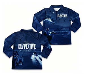 Vêtements de pêche personnalisés avec logo par sublimation, vêtements de pêche en plein air, chemise de protection UV - Product Image 6